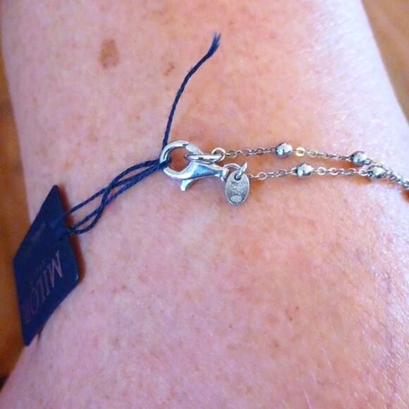 Milor Womans Sterling Silver Fresh Water Pearls NWT Necklace 38 Long - Picture 8 of 8